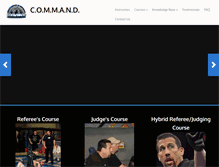 Tablet Screenshot of mmareferee.com